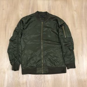 Green Bomber from Jay Walker w/ ruffled arms.